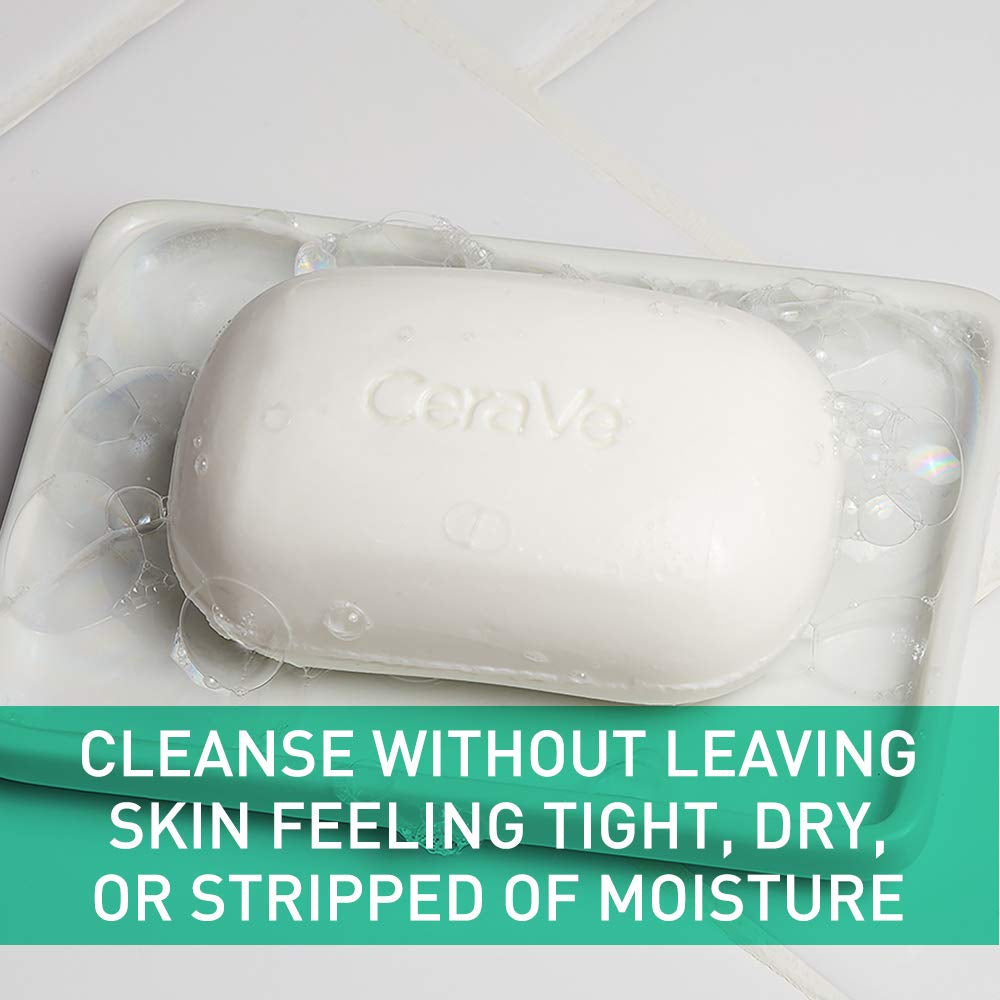 Foaming Cleanser Bar | Soap-Free Body and Face Cleanser Bar for Oily Skin | Fragrance Free | 4.5 Ounce