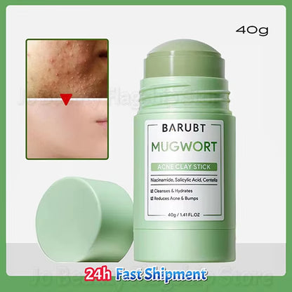 Remove Blackhead Mugwort Solid Mask Cleans Pores Stick Facial Blemish Black Dots Shrink Pores Korean Skin Care Cosmetics Gift